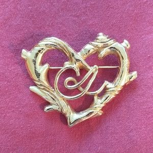 Vintage, Christian Lacroix Heart Brooch